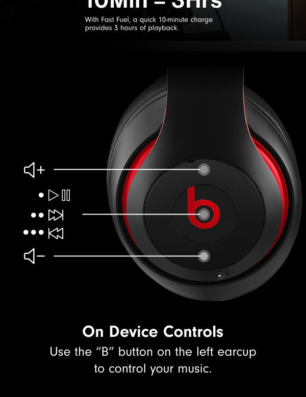 the Beats Studio3 Wireless Over-Ear Headphones the Beats Studio3 Wireless Over-Ear Headphones